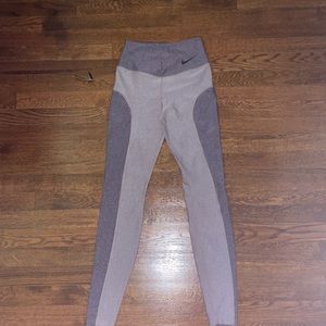 High rise purple Nike leggings